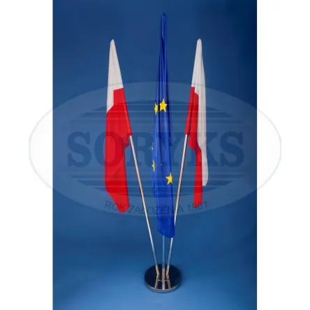 Stojak na flagi trójramienny