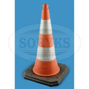 Pachołek drogowy odblaskowy o wys. 75cm U-23b PE75